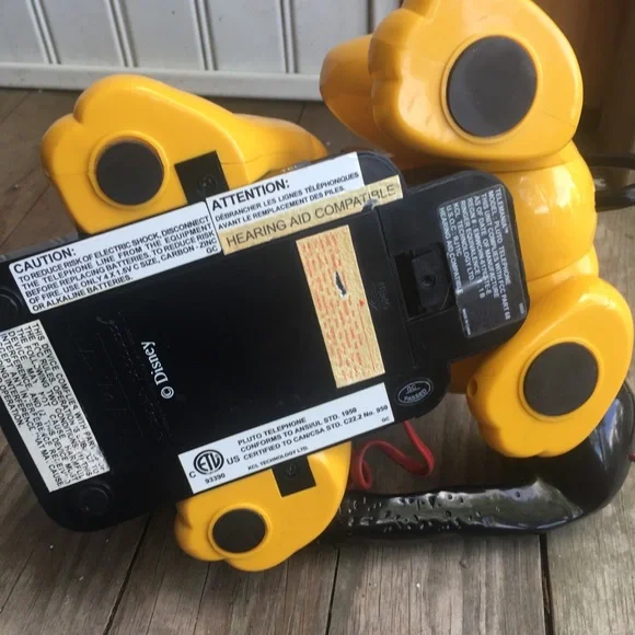 DISNEY Vintage Pluto Talking Telephone Push Button Phone Decor - Picture 7 of 12